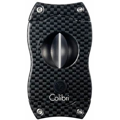 Colibri V Cut 雪茄剪 Colibri V Cut Kerbschnitt carbon schwarz 23 mm